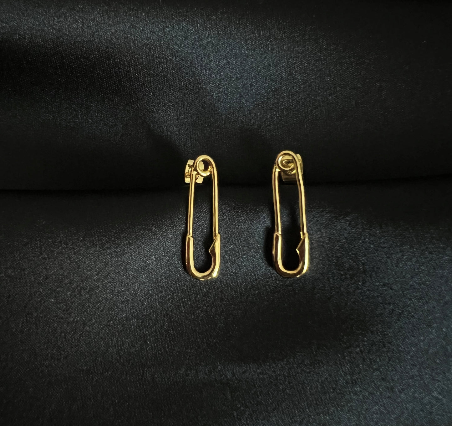 Golden Pin Earrings