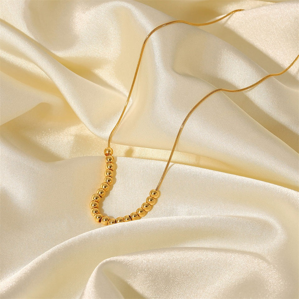 Golden Beads Necklace